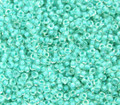 Miyuki 15-0263B, Green-Lined Aqua (14 gr.)