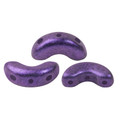 Arcos par Puca Beads, Matte Metallic Ultra Violet (Qty: 25)