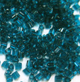 Size 11 Toho Sharp Edge Triangles, Color 0007BD, Blue Zircon Transparent (28 gr.)