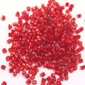 Size 11 Toho Sharp Edge Triangles-0025B, Silver-Lined Ruby (28 gr.)