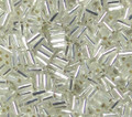 Miyuki BGL1-0001, Silver-Lined Silver (3mm) (10 gr.)