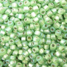 11-F0644, Matte Silver-Lined Lime AB (28 gr.) Matsuno - Jill