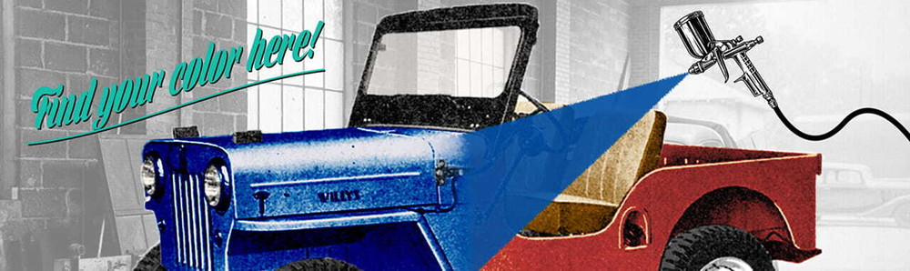 Willys Jeep Paint Color Guide