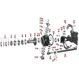 Front Axle - Steering Knuckle & Wheel Bearings