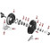 Front Axle - Front Wheel Hub - 2WD Wagon