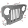 Body - Grille - 53-64 CJ-3B