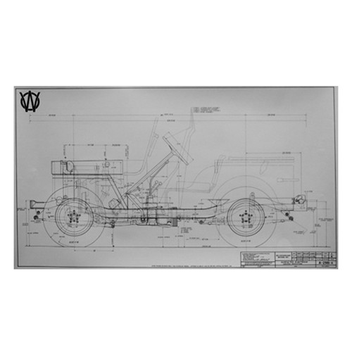 Vintage Willys Print Set - MB Manufacturing 3 Print Set