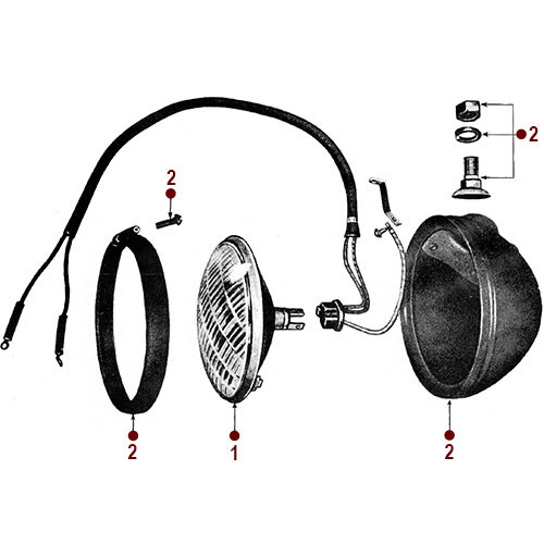 Headlight Assembly - MB