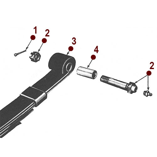 Greaseable Spring Bolt - MB