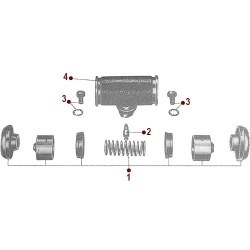 Brake Wheel Cylinder - 48-51 Jeepster