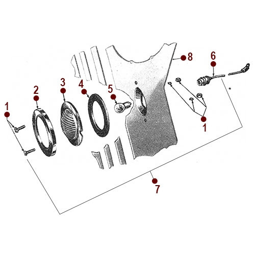 Parking Light - 46-49 CJ-2A