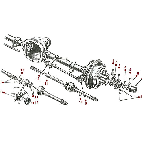 Front Axle Assembly - MB
