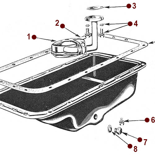 4-134 Engine - Oil Pan &amp; Float