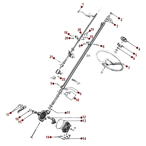 Steering System - 46-64 Station Wagon