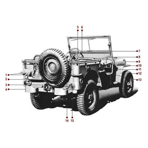 Body - Rear View - 41-45 GPW