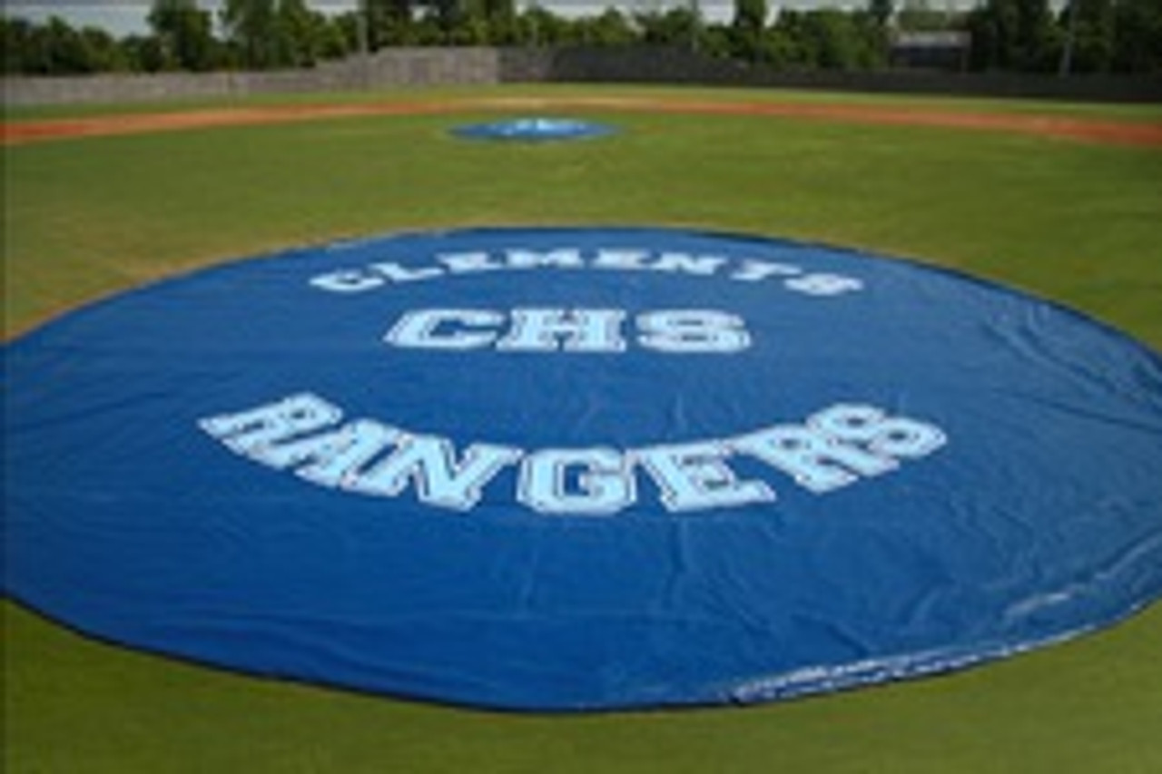 Baseball Field Covers Weighted 18 oz. 20' Diameter Mound & Base Protector