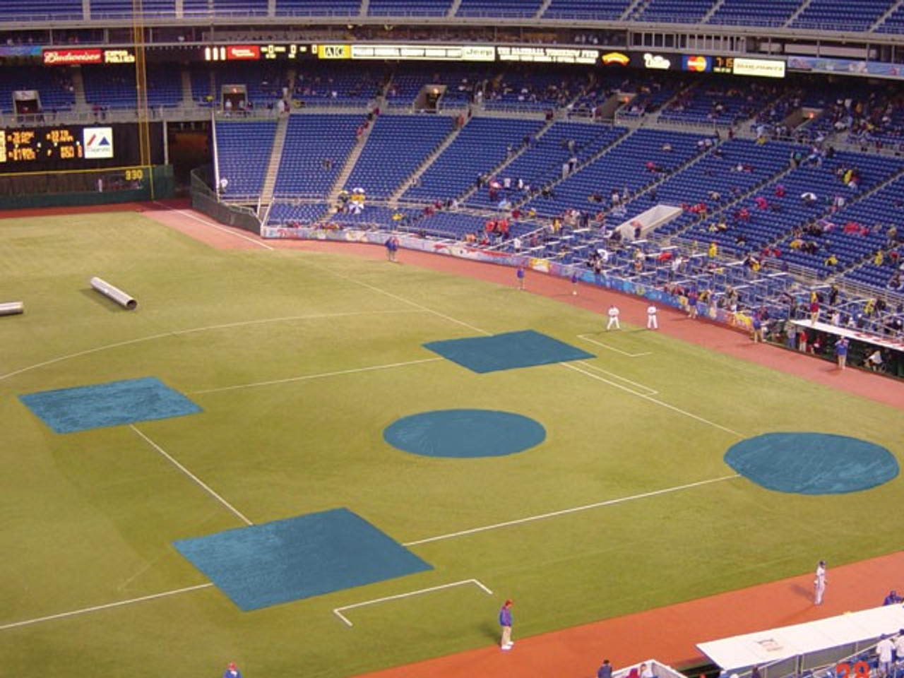 10'x10' Square (3) Non-weighted Baseball Base Covers
