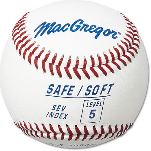 MacGregor Safe/Soft Baseball - Level 5 - Ages 8-12