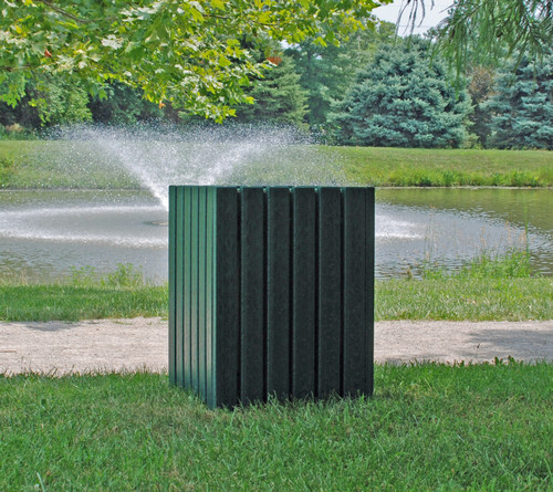 Heavy Duty Square Receptacle - 32 gallons