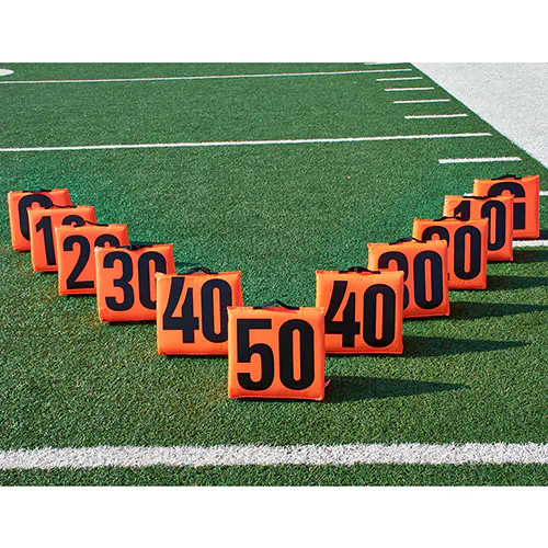 Solid sideline markers with hand 11 piece set