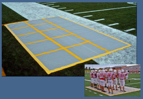 Huddle zone special teams mat