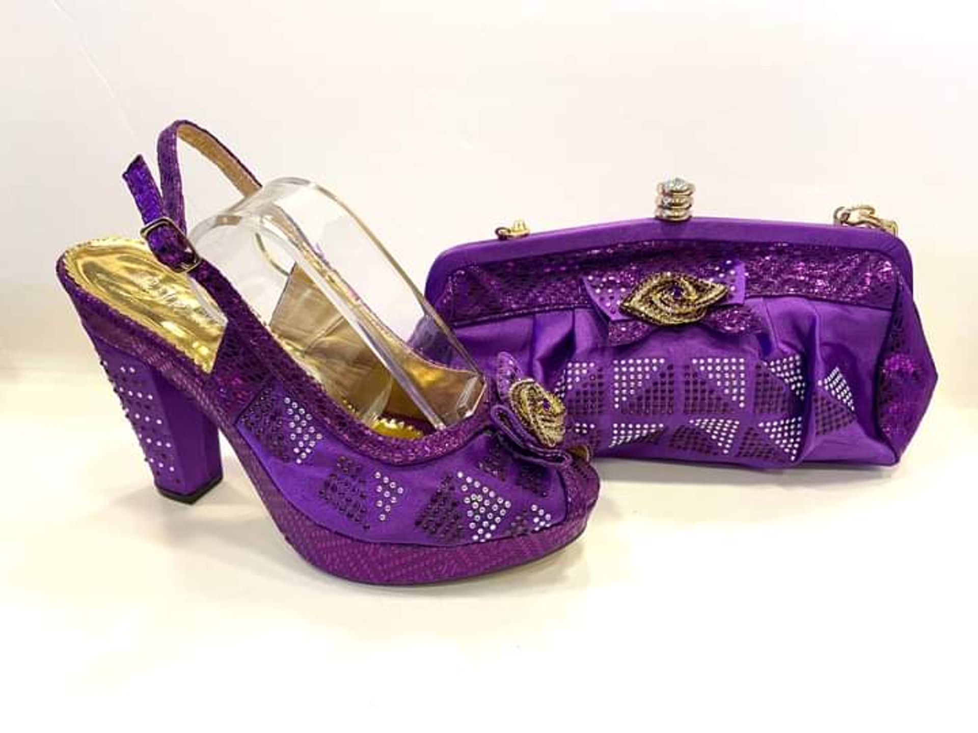 New Arrival African Style Shoes and Bag Set for Women – Milvertons