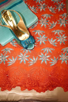 Exquisite big swiss lace for Dress