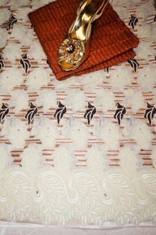 Exquisite big swiss lace for Dress