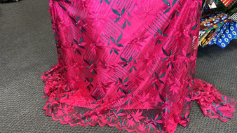 Sequined Lace Fabric Embroidery with a Mesh Lace Fabric 5 Yards