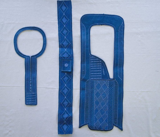 Agbada, buba & sokoto Men's embroidery