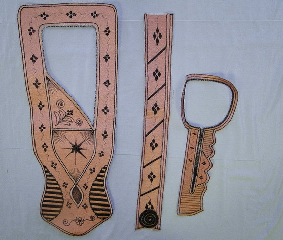 Agbada, buba & sokoto Men's embroidery