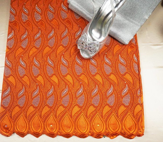 Exquisite big swiss lace for Dress