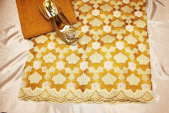 Exquisite big swiss lace for Dress