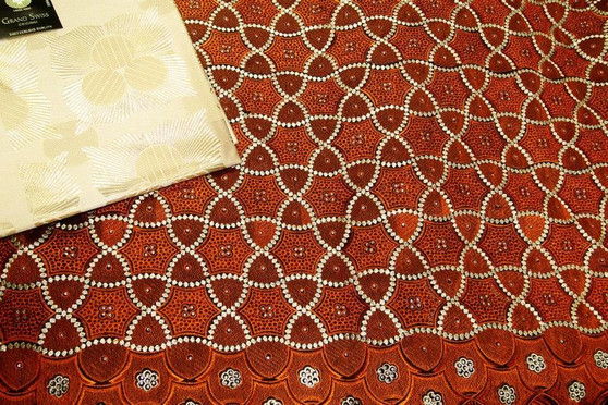 Exquisite big swiss lace for Dress