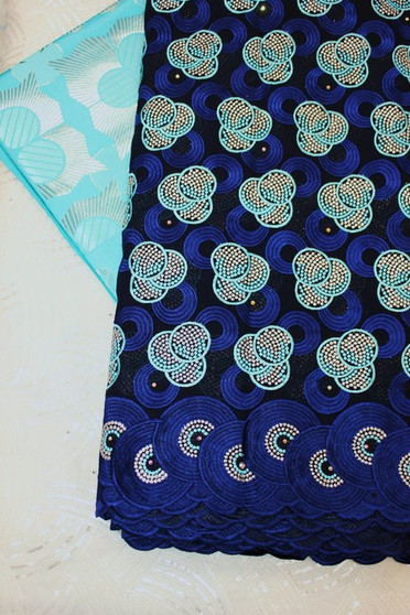 Exquisite big swiss lace for Dress