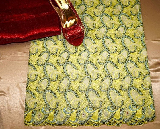 Exquisite big swiss lace for Dress