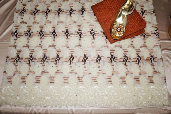 Exquisite big swiss lace for Dress