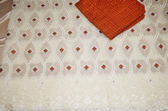 Exquisite big swiss lace for Dress