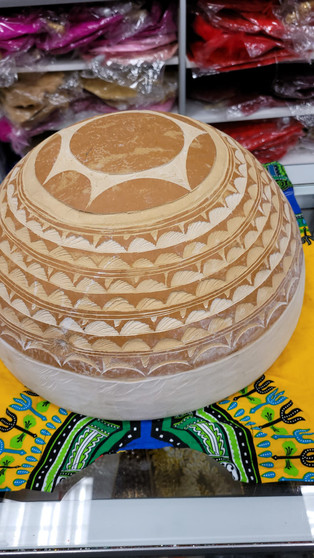 West African Fulani Calabash Bowl
