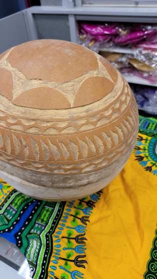 West African Fulani Calabash Bowl