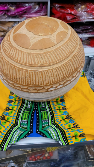 West African Fulani Calabash Bowl