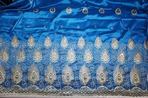 Wedding African Lace/ George Lace Fabric/Nigerian Lace fabric/ African fabric /Aso ebi /with sequins/ 5 yards