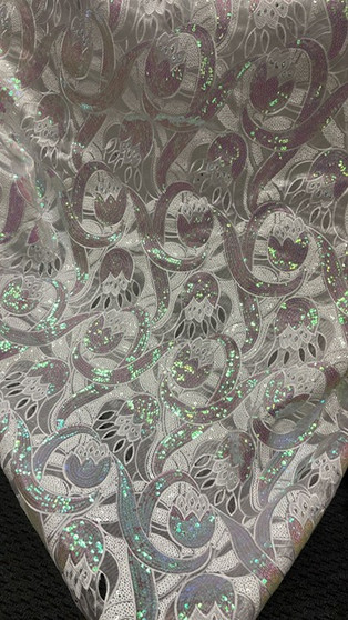 NEW ARRIVAL ORGANZA WHITE LACES 26