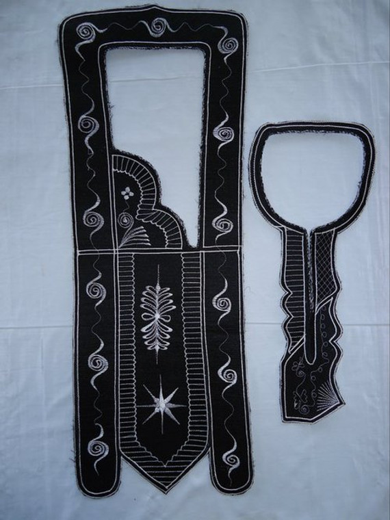 Agbada, buba & sokoto Men's embroidery