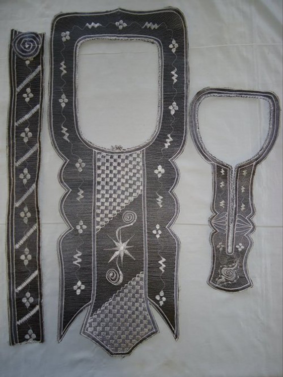 Agbada, buba & sokoto Men's embroidery