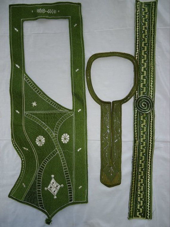 Agbada, buba & sokoto Men's embroidery