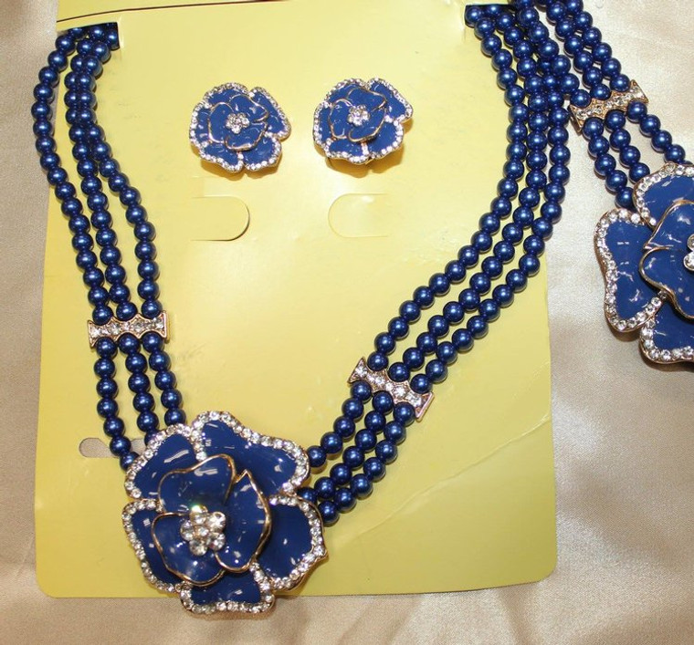 Beaded Necklace and Earring Set Bead Jewellery