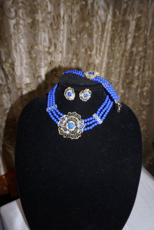 Beaded Necklace and Earring Set Bead Jewellery