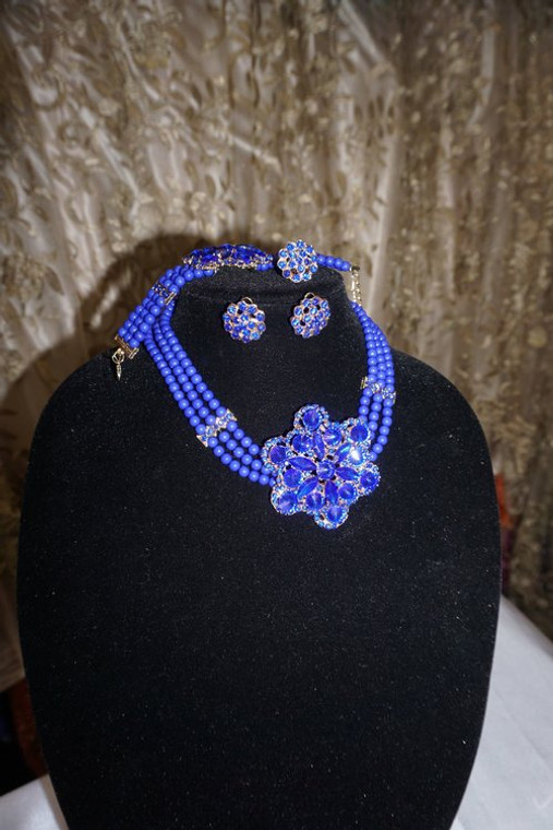 Beaded Necklace and Earring Set Bead Jewellery