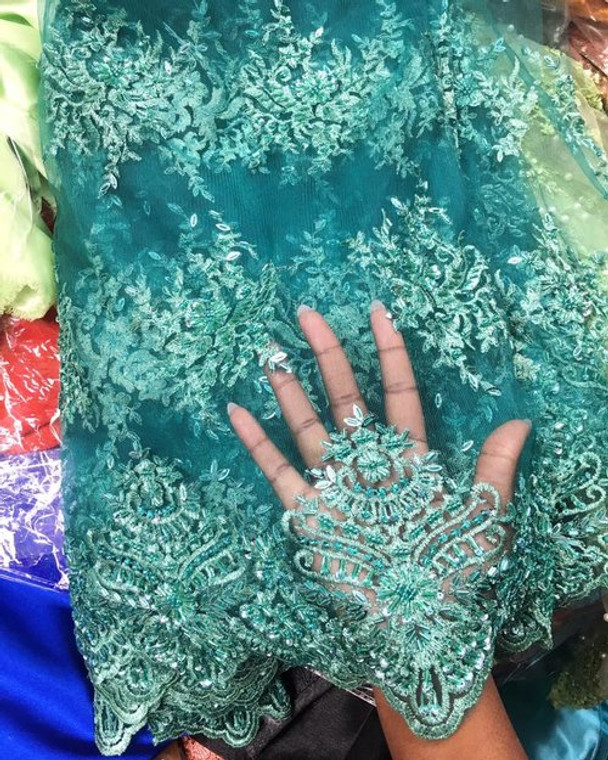 High Quality Nigeria Aso-Ebi wedding Party Lace Fabric